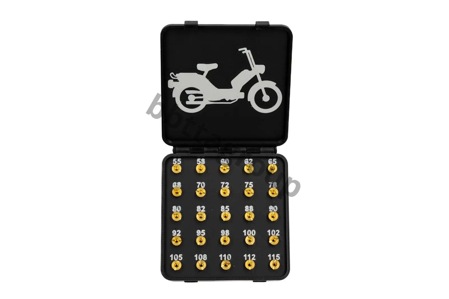 babettaboss M5 carburetor jet set with practical storage box