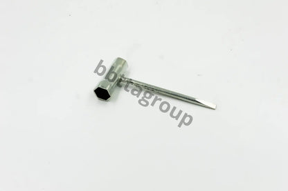 Spark plug wrench with screwdriver